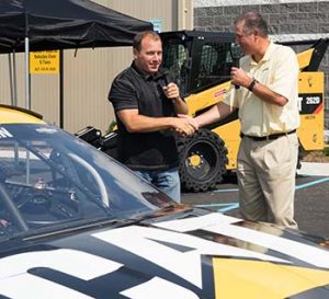 Ryan Newman & Jay Cleveland Jr at Wilkes-Barre Grand Opening