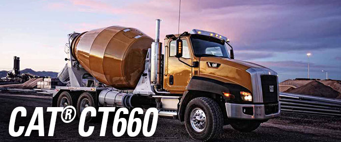Cat® CT660 Vocational Truck Concrete Mixer