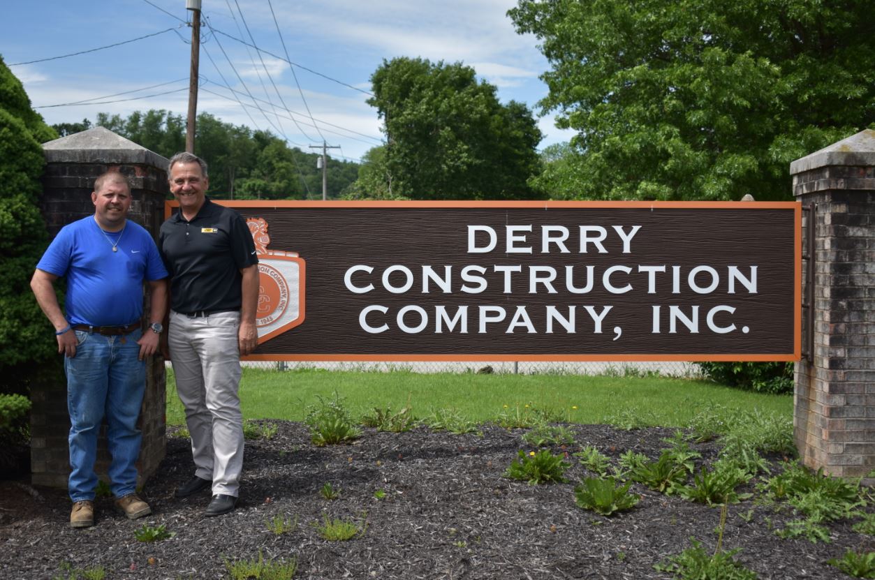 Derry Construction Company sign