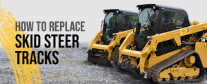 how to replace skid steer tracks