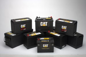 Collection of Cat batteries of different sizes.