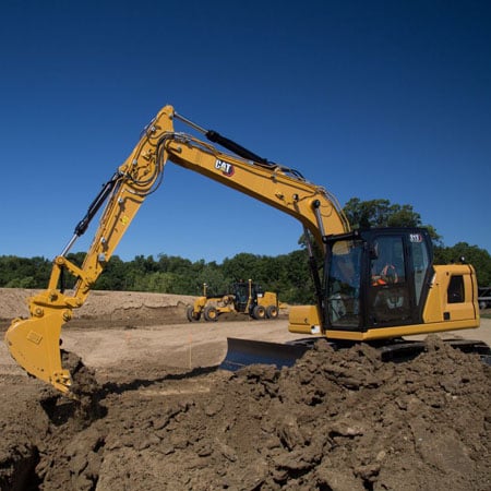 CAt 313 hydraulic excavator square