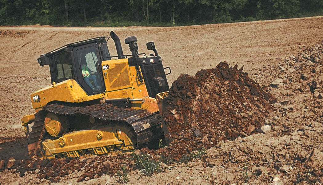 D6 Dozer Cat in the dirt wide