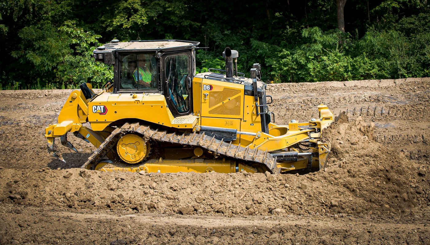 D6 Dozer dirt and trees