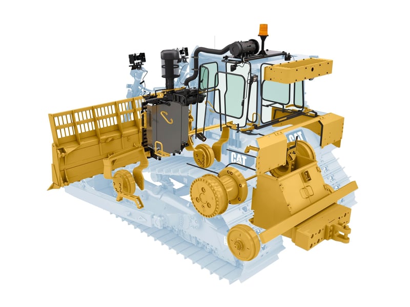 D6 Dozer with components