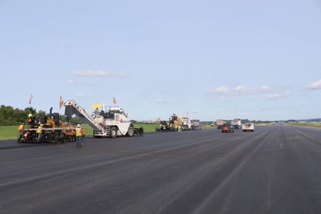Derry Construction paving job 