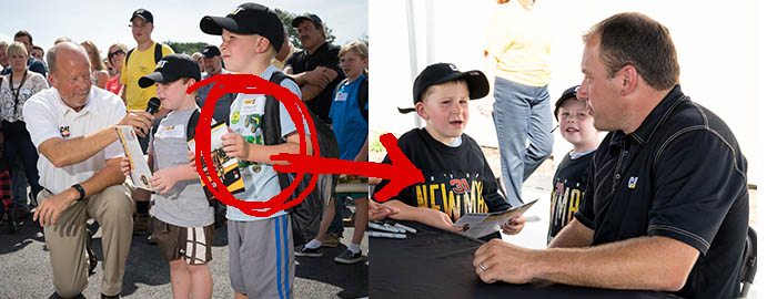 Ryan Newman Fans at Cleveland Brothers Grand Opening