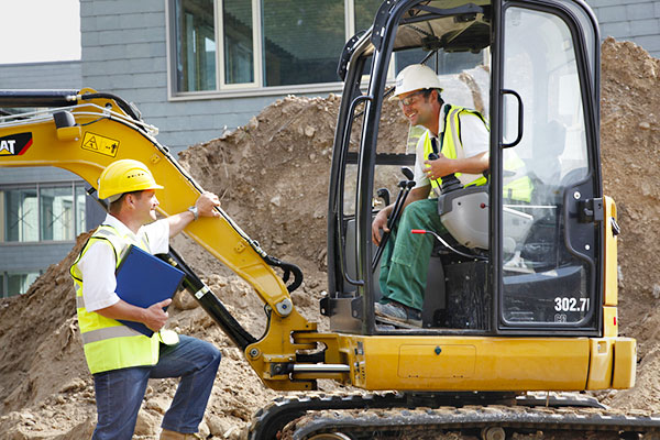 Cat 302.7D CR Mini Excavator - Operator Comfort
