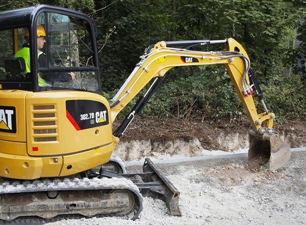 Cat 302.7D CR Mini Excavator - Productivity