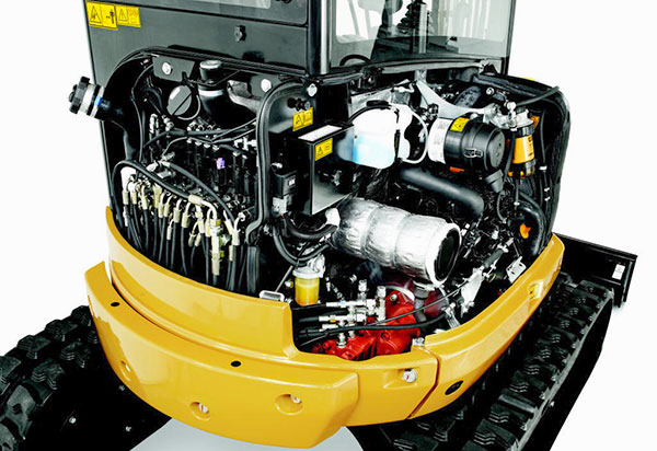 Cat 302.7D CR Mini Excavator - Serviceability