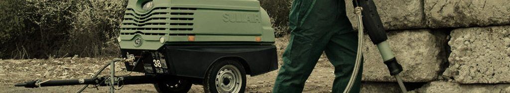 Sullair Air Compressor In Use