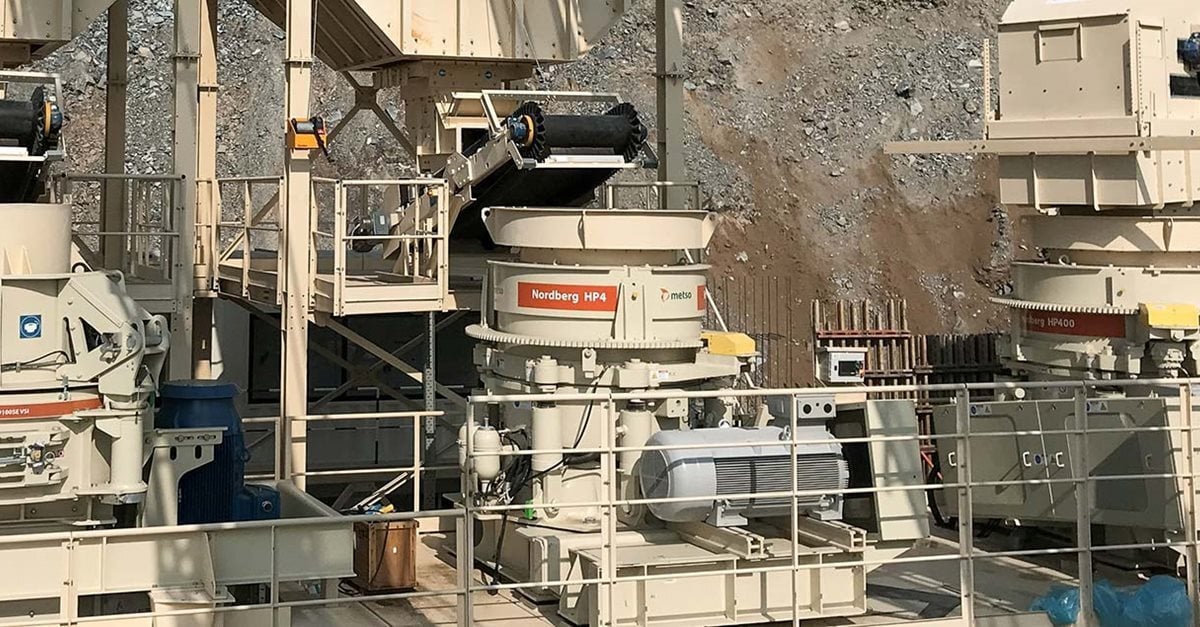 Metso Stationary Cone Crusher HP500