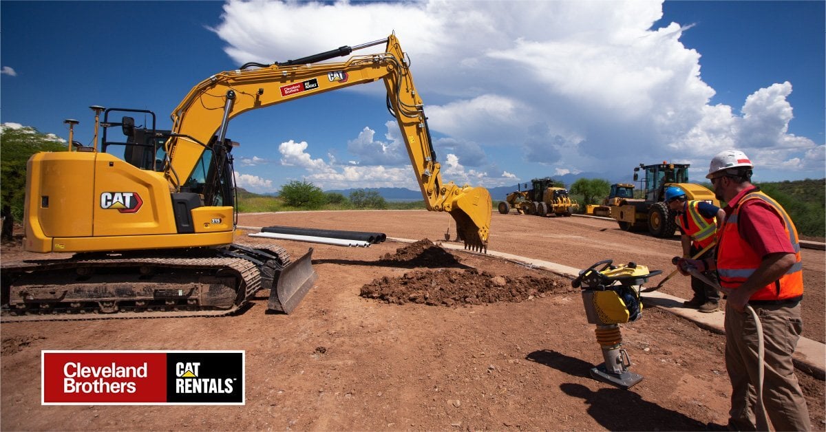 Construction Rentals Cat One Call Rentals Becomes Cleveland Brothers Cat Rentals
